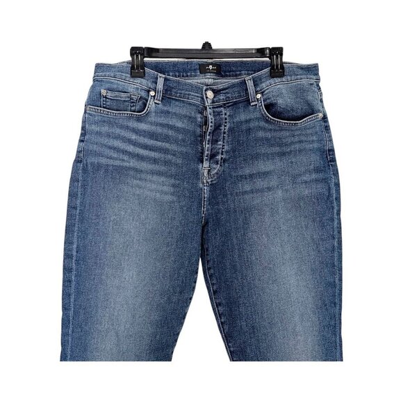 Women's - 7 For All Mankind Josefina Boyfriend Jeans, Size 32 - Picture 2 of 11